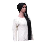 CALLARON Long Straight Hair Wig Black Synthetic Hair Wigs for Women Girls Elegant Party Occasion