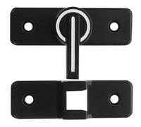 CALLARON Luminous Barn Door Lock for Wooden Doors with 90 Degree One-piece Stainless Steel Construction, Rust Resistant and Discoloration Resistant, for Kitchen and Home Bedroom Use
