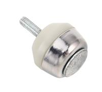 CALLARON Luminous Rotating Head Cane Tip for Blind Users, 30mm Metal Walking Cane Accessory with Wear-Resistant Non-Slip Base, Suitable for Indoor and Outdoor Mobility Aid