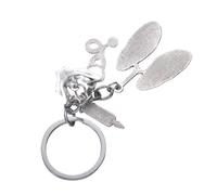 CALLARON Lungs Bat Pendant Keychain Creative Key Holder for Doctors Unique for Day Keychain for Bags and Keys Meaningful Decoration for Everyday Use