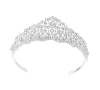 CALLARON Luxurious Rhinestone Bridal Tiara Headband Elegant Hair Accessory for Weddings Festivals Parties and Everyday Glamour present for Brides Daughters and Friends