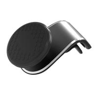 CALLARON Magnetic Car Phone Holder Easy Installation with Silicone Magnet and Metal Material, L Type Design Simple Style, for Using Gps and Driving the Car
