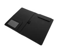 CALLARON Magnetic Clipboard A5 File Folder with Strong Clip for Bills and Menus, Black Writing Board Clipboard for Restaurant and Hotel Cashiers, Paper File Organizer and Memo Support