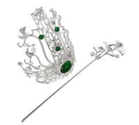 CALLARON Men's Hanfu Hair Crown Vintage Chinese Hairpin Headpiece Traditional Hair Bun Accessories