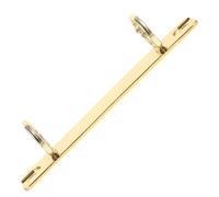 CALLARON Metal Loose Leaf Binder Rings A7 Two-Hole O-Ring Metal Binding Clips Gold DIY Notebook Binder Mechanism for Photo Albums and Planner Inserts