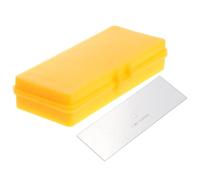 CALLARON Microscope Micrometer Calibration Slide Ruler 0.01mm C-type Stage Micrometer for Microscope Objective with Storage Box, Precision Measuring Tool for Laboratory and Scientific Use