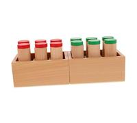 CALLARON Montessori Sound Cylinders for Sensory Auditory Material Early Childhood Education Enhances Sound Differentiation and Auditory Skills Development