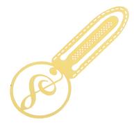 CALLARON Musical Note Metal Bookmark Hollow Classical Treble Clef Design Music Lover Book Marker for Students Teachers Music Classroom