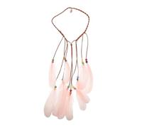 CALLARON National Style Headband Peacock Headwear Plume Hairband for Boho Women Girls