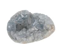 CALLARON Natural Celestite Crystal Cluster Raw Mineral Stone with Irregular Shape Unique Natural Formation for Tabletop Decor and Tranquility in Holistic Spaces for Collectors and Crystal