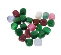CALLARON Natural Polished Tumbled Stones Multi Colored Crystal Rock Pebbles for Meditation Chakra Balance Healing Gemstones Vase Fish Tank Garden Decor