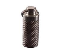 CALLARON Outdoor Emergency Portable Mini Titanium Pill Storage Case Organizer for and Items Lightweight Keyring Holder for Travel and Camping