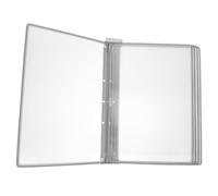 CALLARON -page Flip File Folder Wall Organizer with Sturdy Iron and Pvc Construction, Wall-mounted Document Holder for Classroom and Public Spaces, Modern Minimalist Office Supplies