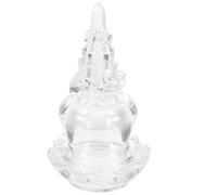 CALLARON Pagoda Statue Stupa Decor Acrylic Simple Artistic Design Unique and Creative Style Decorative Practical Buddhist Ornament for Home and Office