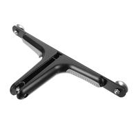 CALLARON Partition Base Room Divider Stand Suitable for 0.39-1.18in Thickness Screen Zinc Alloy Metal Material Polished Easy to Fix Simple Design Structure Black for Libraries and