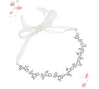 CALLARON Pearl Headband Crystal Leaves Rhinestone Hair Wreath Alloy Headwear for Wedding Festival Photo Session Hair Accessories for Women