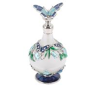 CALLARON Perfume Bottle Perfume Refillable Container Arab Perfumes for Women Decorative Perfume Vial Parfum for Women Mini Containers Perfume Container Dropper Bottle Alloy Glass Spray Miss