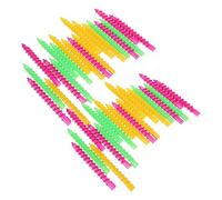 CALLARON Perm Rods Hair Rods for Curls 100Pcs for Long Hair Non-Slip Cold Wave Curling Kit with Rat Tail Comb for Women Girls Home Perming DIY Styling