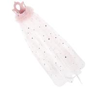 CALLARON Pet Crown Veil Headpiece for Dogs and Cats Elegant Wedding Hair Accessory for Parties Birthdays and Special Occasions Lightweight and Comfortable Design with Delicate Crown Decor