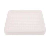 CALLARON Plastic Bunny Potty for Rabbit and Guinea Pig with Heightened Fence Design and Thick Bottom Net, Easy to Install Small Pet Toilet Preventing Feet from Getting Stuck, for Bunny Cage