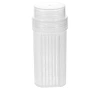 CALLARON Plastic Coplin Slide Staining Jars Set of 5 with Slide Rack Laboratory Microscope for Histology and Pathology Staining