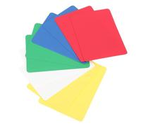 CALLARON Poker Cut Cards 10pcs Pvc Plastic 3.43in X 2.52in Waterproof Cards Games Deck Split and Slap