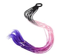 CALLARON Ponytail Hair Extension for Women Strands of Synthetic Colorful Dreadlock Wiglet Lightweight and Versatile Hairpiece Unique Look