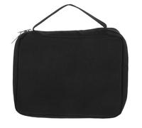 CALLARON Portable Hair Accessories Holder for Hanging Organizer Bag with Handle Travel Friendly Headband Clip Scrunchie Storage Lightweight Polyester for Hair Stuff