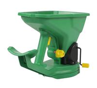CALLARON Portable Handheld Seed Spreader with Hand Crank for Adjustable Seed Dispersal Made of Sturdy Plastic for Fertilizing Crops in Gardens and Lawns