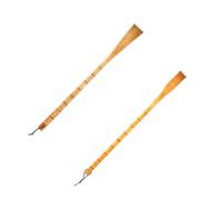 CALLARON Practical Wooden Back Scratcher with Smooth Surface for Itch Relief, Long Handle Bamboo Design Massager Backslap Tool for Pregnant Women and Parents with Disabilities