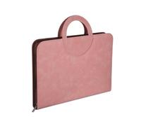 CALLARON Pregnancy Report Document Organizer Folder with Zipper Handle, Paperwork Folder for Prenatal Examination, A4 A5 Size Medical File Holder, Pink Memory Book for Maternity Records