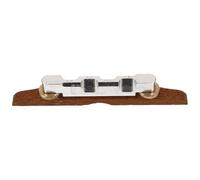 CALLARON Professional Made of Coffee Wood and Metal Banjo Bridge Replacement Easy to Replace Banjo Supply Part for Musical Instrument Repair and Maintenance