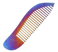 CALLARON Professional Static Hair Comb Titanium Alloy Barber Hairdressing Styling Cutting Comb for Men Women