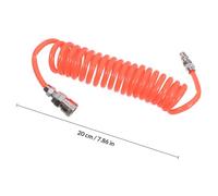 CALLARON Pu Coiled Air Hose 3 Meter with Spring Coil Flexible High-Pressure Compressor Hose for Air Tools
