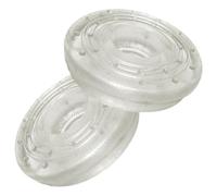 CALLARON Pull up bar end pad 2pcs rubber suction cup cover transparent anti-slip for home gym doorway protection easy installation