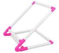 CALLARON PVC Embroidery Frames and Stands with Hands Free Stitching Surface White Cross Stitch Holder Frame for DIY Project Easy to Detach for Table Use