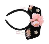 CALLARON Qing Hair Hoop Traditional Chinese Princess Headband for Festivals Elegant Design for Halloween and Christmas Parties Ancient Style Hair Accessories