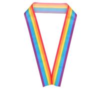 CALLARON Rainbow Sash Pride Waistband and Shoulder Belt Lgbtq Apparel Accessory Soft Versatile for Parade Parties and Photo Props