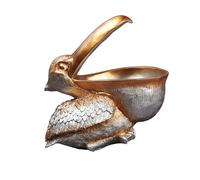 CALLARON Resin Bird Crafts Sundries Organizer Box Premium Resin Material Retro American Style Stylish Personality Simple Lines Suitable for Home Desktop Decoration Color