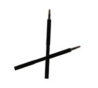 CALLARON Retractable Lip Brush Slanted Makeup Tool Kit Portable Lip Brush Applicator for Lipstick Nylon Fiber Metal Tube for Travel