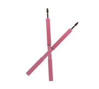 CALLARON Retractable Lip Brush with Premium Nylon Fiber Bristles Portable Makeup Applicator Pink Metal Tube for Daily Use and Travel for Professional and Home Makeup Applications
