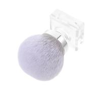 CALLARON Reusable Makeup Powder Brush for Nail Cleaning Small Mushroom Head Design for Nail Art Multi-use Tube Brush for Cleaning and Glitter