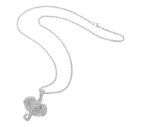 CALLARON Rhinestone Elephant Car Mirror Hanging Ornament Silver Alloy Pendant Bling Interior Accessories for Women’s Vehicle Rearview Mirror Decoration