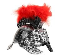 CALLARON Roman Helmet with Plume for Adults Lightweight Vintage Headwear for Cosplay Halloween Stage and Party Decorations Comfortable Ancient Soldier Accessory