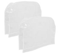 CALLARON Salon Chair Back Cover Protector 2pcs PVC for Barber Shops