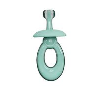 CALLARON Silicone Toothbrush Safe Training Brush for Teeth Cleaning Comfortable Chewable Design for