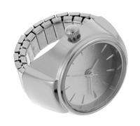 CALLARON Silver Metal Finger Watch Ring the Go Time Checking | Vintage Chic round Design, , Easy Outfit Matching, Stylish Accessory for Fingers and Outfits