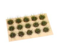 CALLARON Simulated Miniature Grass Cluster 10mm Nordic Wild Grass Model for DIY Sand Table Ornaments for Miniature Scenery and Craft Decoration