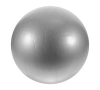 CALLARON Small Pilates Ball 25cm Pvc Gym Yoga Ball for Home Workout for Pregnancy Silver Gray 1pcs