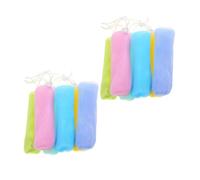 CALLARON Soap Foaming Net Pouch 12pcs Soap Storage Bags for Exfoliating and Lathering for Handmade and Bathing Random Color